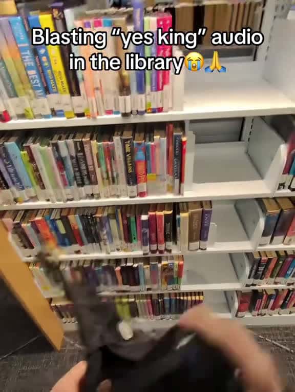 Cover for fyp prank funny meme library yesking 50143 #america