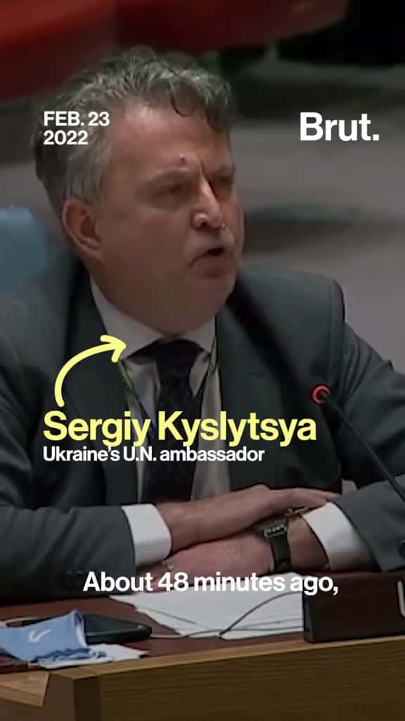 Cover for Here s how the Ukrainian ambassador to the U.N. called out his Russian counterpart after V 43471 #nicevideo