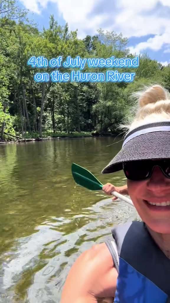 Cover for Hope you re enjoying your 4th of July weekend We took a canoe trip. puremichigan huronrive 17918 #trend