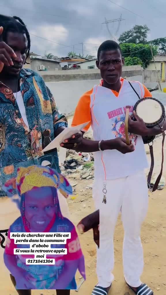 Cover for Avis de chercher une Fille est  perdu dans la commune dabobo Si vous la retrouve  96354 #nicevideo