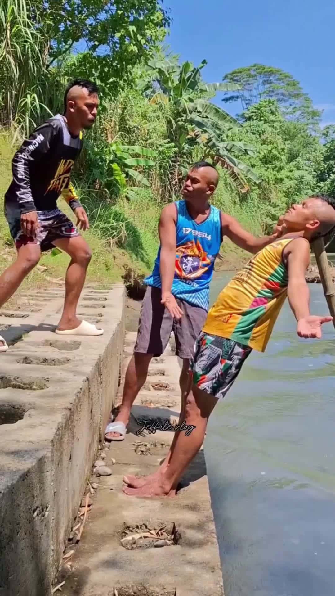 Cover for Impossible stunts 💯See what he did to him 