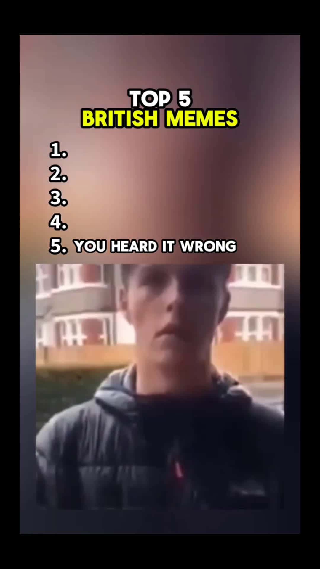 Cover for TOP 5 BRITISH MEMES #top5 #british #memes  #britishmemes 