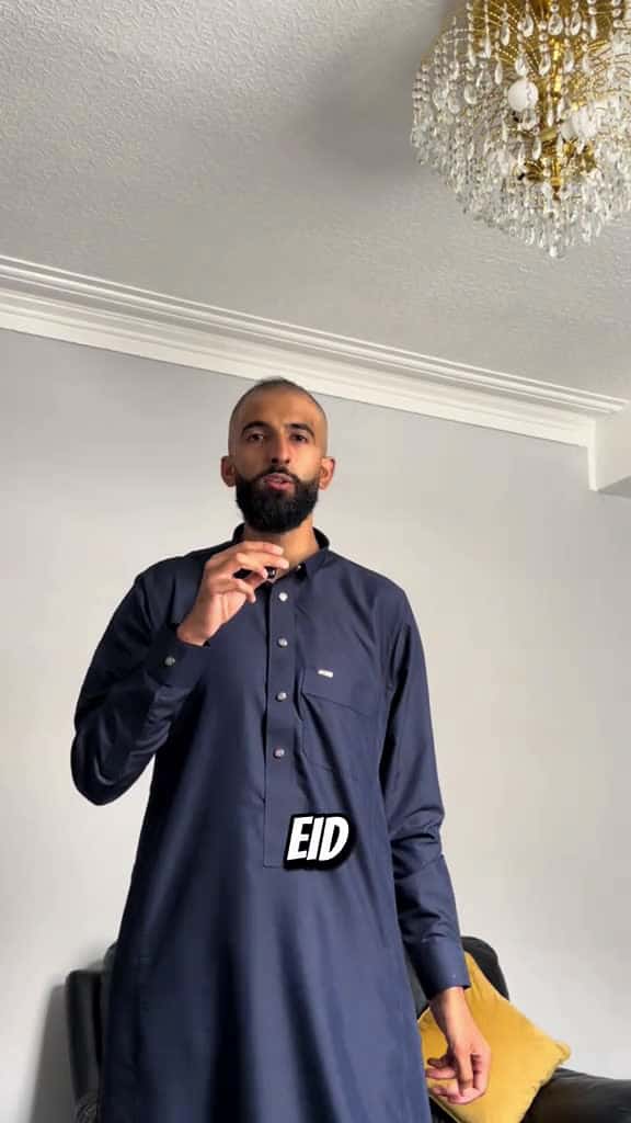 Cover for Eid Mubarak everyone Just a quick message to you all Stay tuned for the Eid Vlog fyp ForYo 30934 #american