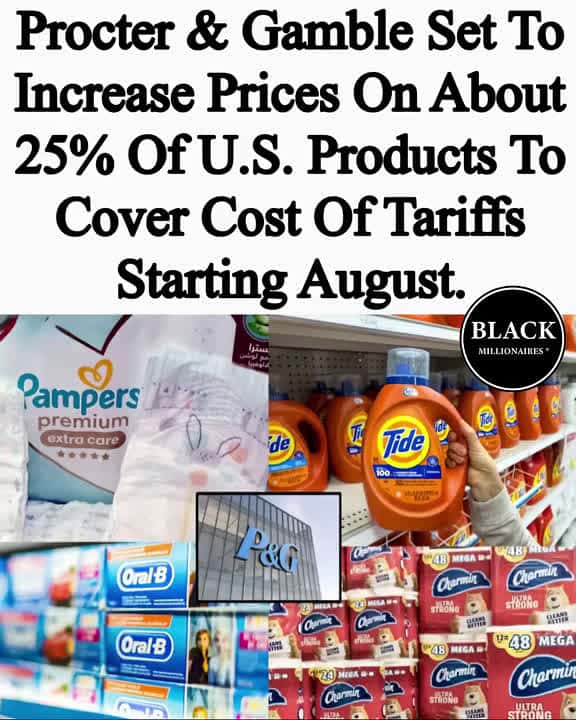 Cover for Procter & Gamble to hike prices on key household items starting August 2025, blaming $1B in Trump-era tariff costs. Shoppers already feeling the pinch as brand switches and bulk buys rise. New CEO Shailesh Jejurikar faces major...