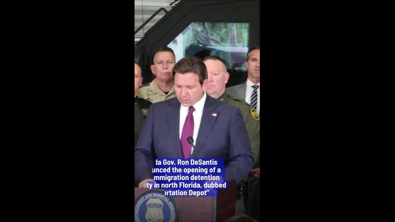 Cover for Florida Governor Announces “Deportation Depot” Detention Facility