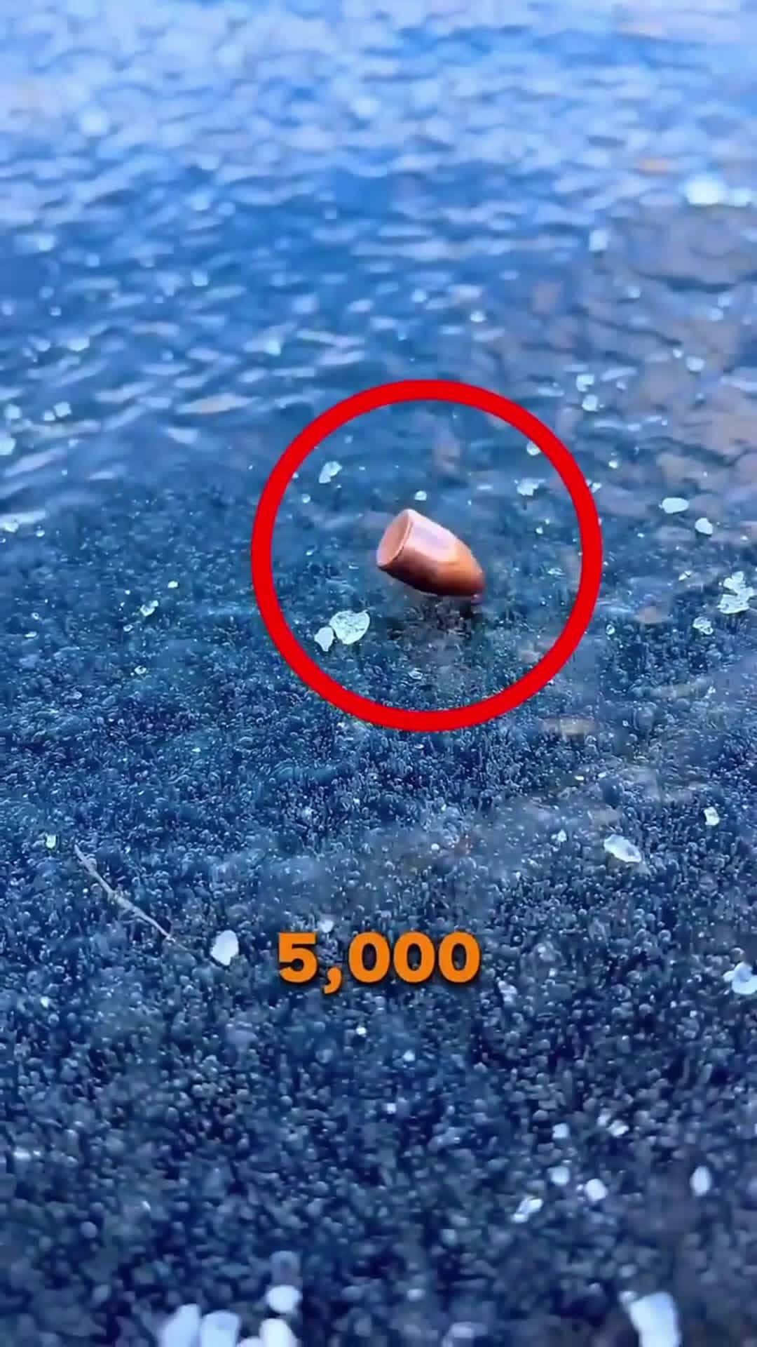 Cover for Bullet Spinning on Ice!😱