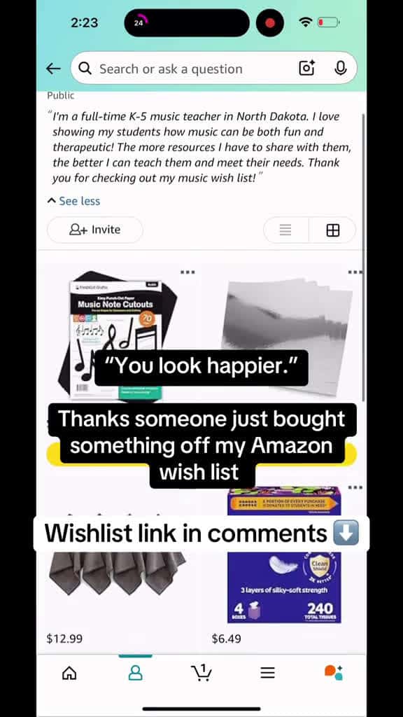 Cover for You can help lessen teacher panic!  Support a wishlist to send us back to school with some pizzazz. #clearthelist #amazonwishlist #teacheramazonwishlist #backtoschool #musicteacher #backtoschoolcheck #teacher  created by Risha ...