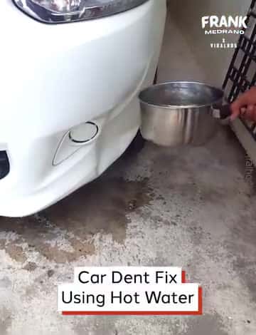 Cover for Car Dent Fix Using Hot Water