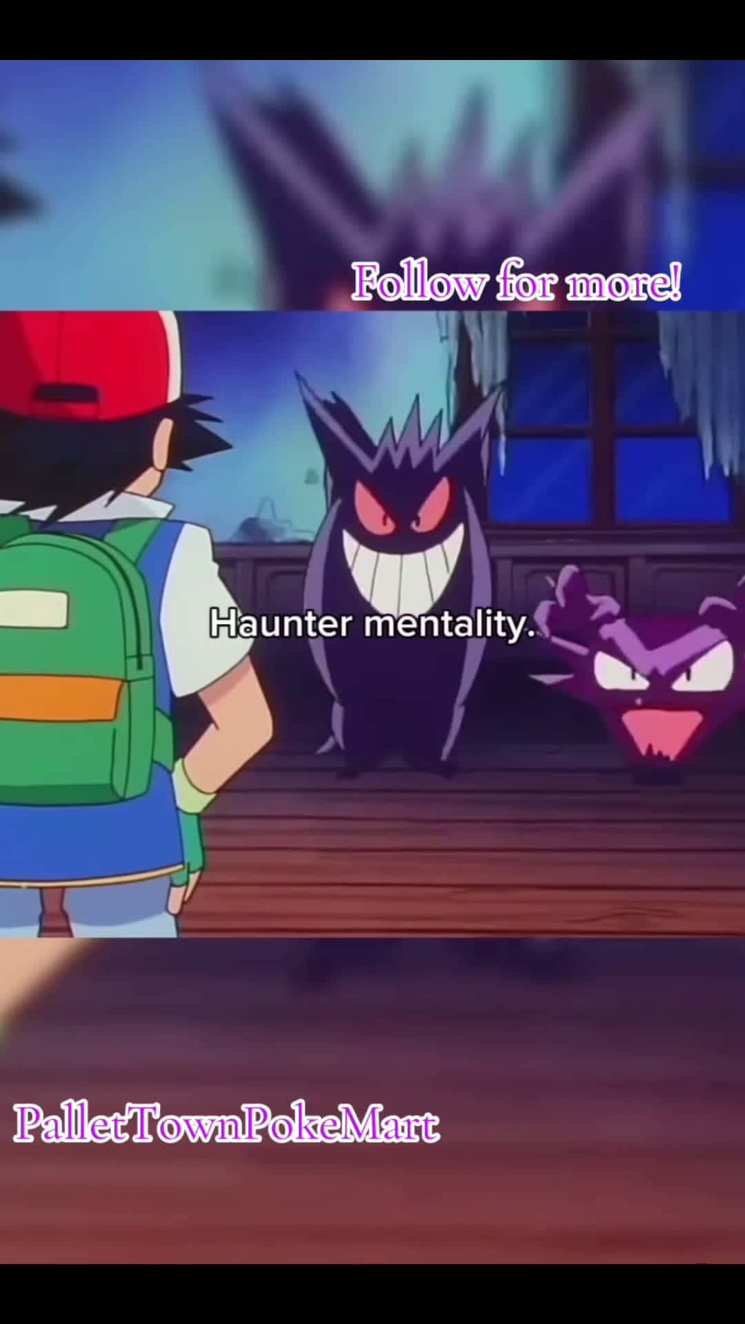 Cover for He was always on some goofy stuff!  #pokemon  #Haunter #anime  #vintage  #Gengar
