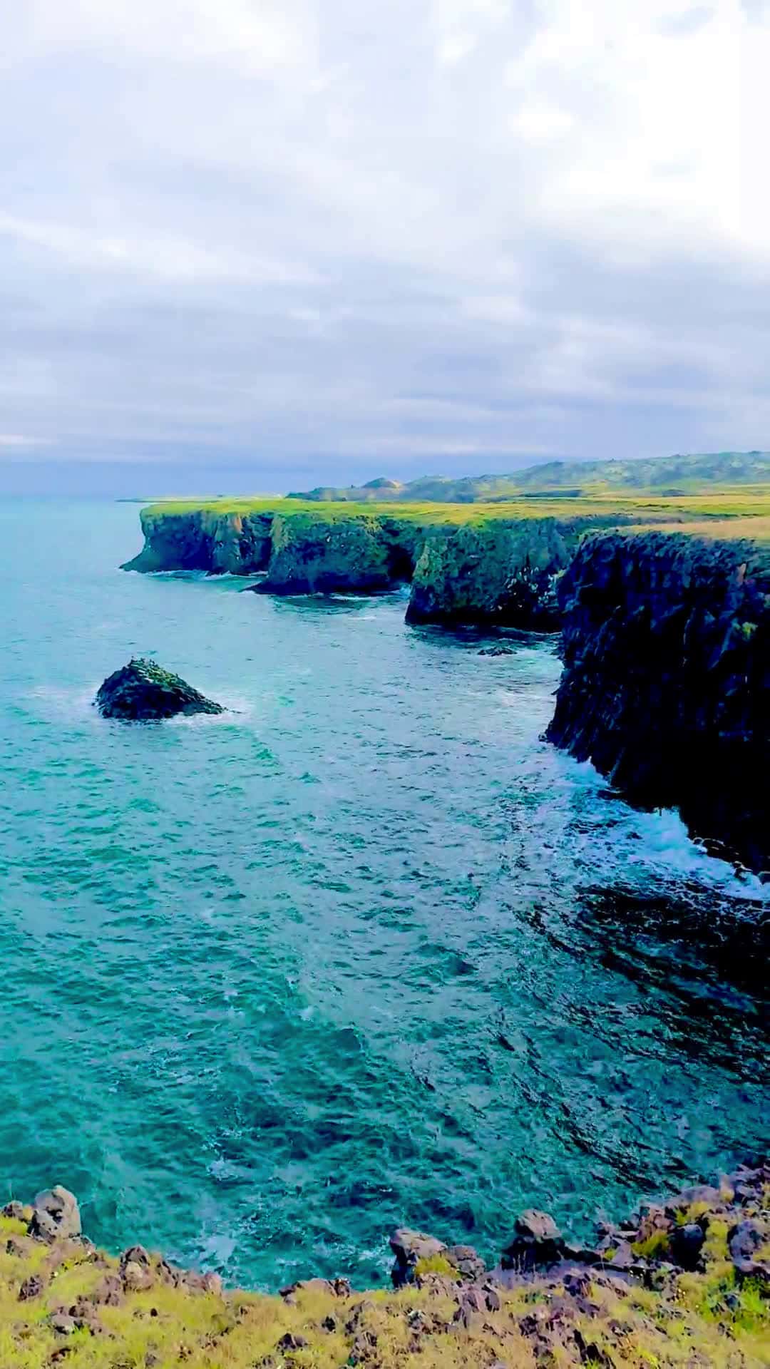 Cover for Standing at the edge of the world in Iceland's Snæfellsnes Peninsula — ancient basalt cliffs, timeless waves, and a conversation that echoes for millennia. 🌊 #Iceland #Snæfellsnes #Nature #Travel #Waves