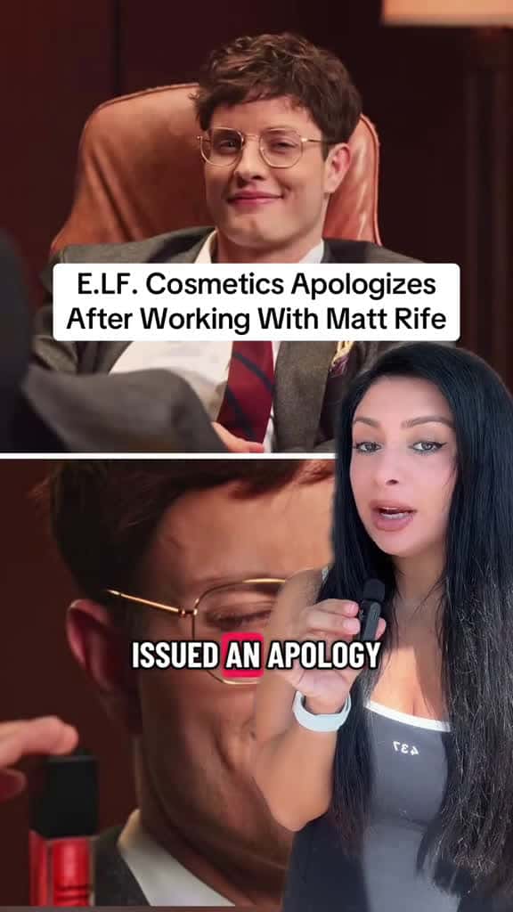 Cover for E.LF. Cosmetics Apologizes After Working With Matt Rife #elfcosmetics #mattrife #heidincloset #elfmakeup #elf #riristea #rivetsoro   created by RiRi’s Tea ☕️ with AltairMakin’s Breaking News