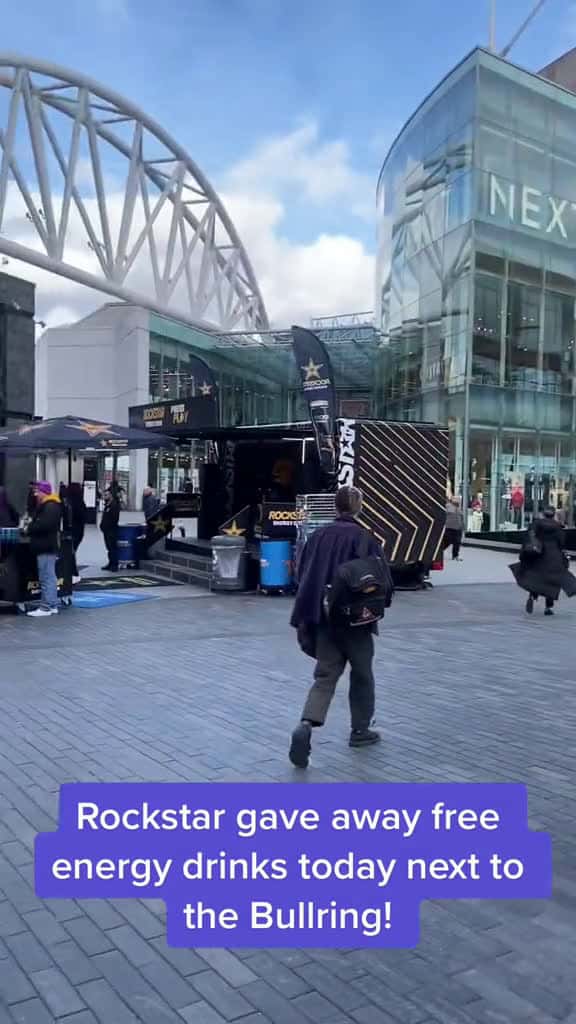 Cover for Free Rockstar Energy at the Bullring birmingham birminghamuk brum rockstar rockstarenergy 65926 #trendingscoopz