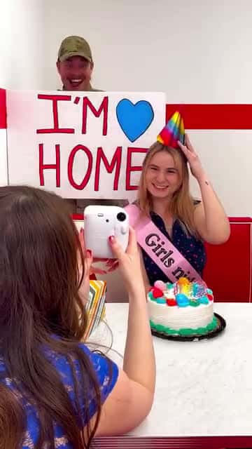 Cover for She got the best birthday surprise This video was produced by Network Media LLC and Network Media Cares