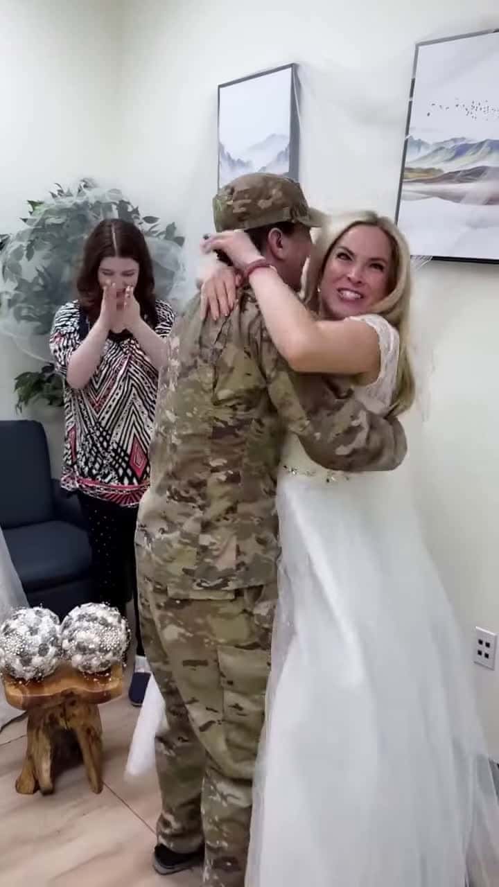 Cover for Solider came home just in time!