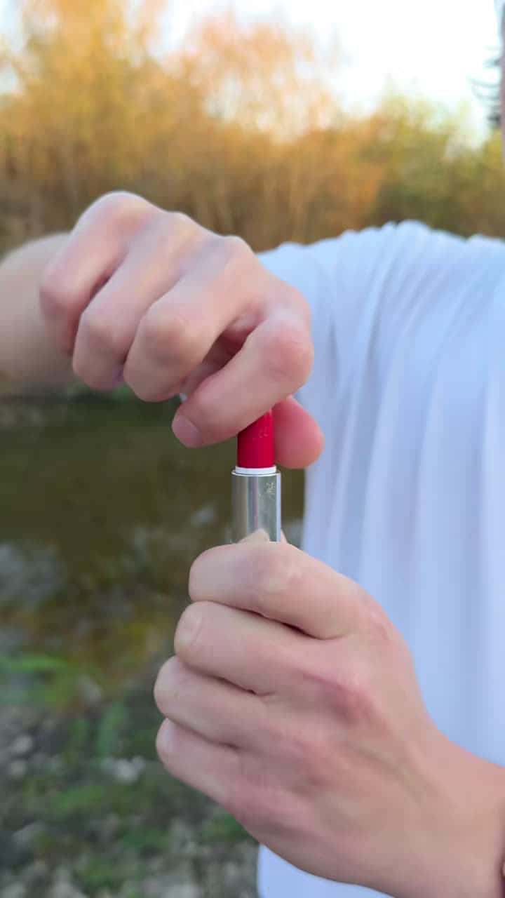 Cover for Survival Skills: I Made a Lipstick Lifehack 💄#lifehacks #camping #bushcraft #forest #survival