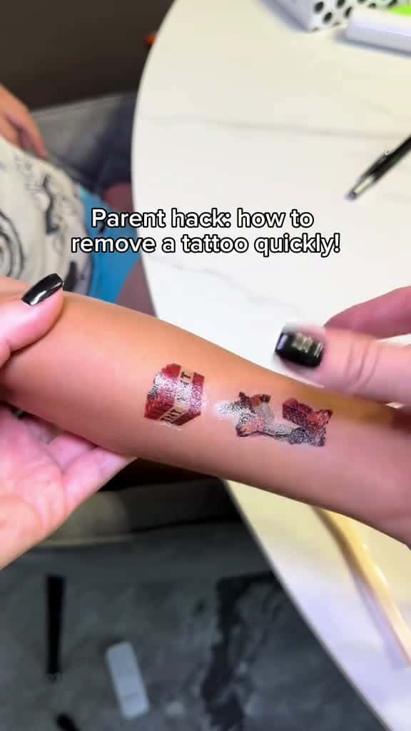 Cover for Useful mom hack MomsofTikTok momhack parentingtips hack tatooremoval advice momso 05450 #shortvideosscoopz