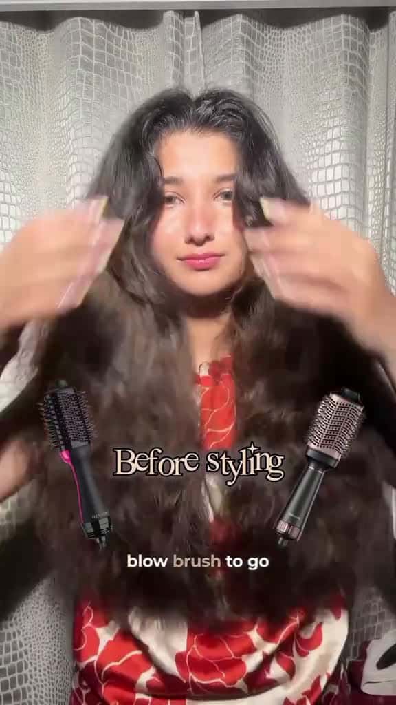 Cover for You can use any blow drier brush it will give similar results.  hair hairstyle ha 63350 #nicevideo