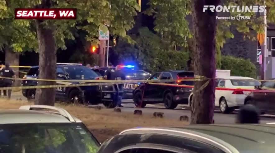 Cover for NEW: Seattle is dealing with the tragic shooting death of a young up-and-coming Christian music artist who was killed in a gangland-style shooting.@FrontlinesTPUSA  has obtained exclusive surveillance video showing the brazen execution outside a church.