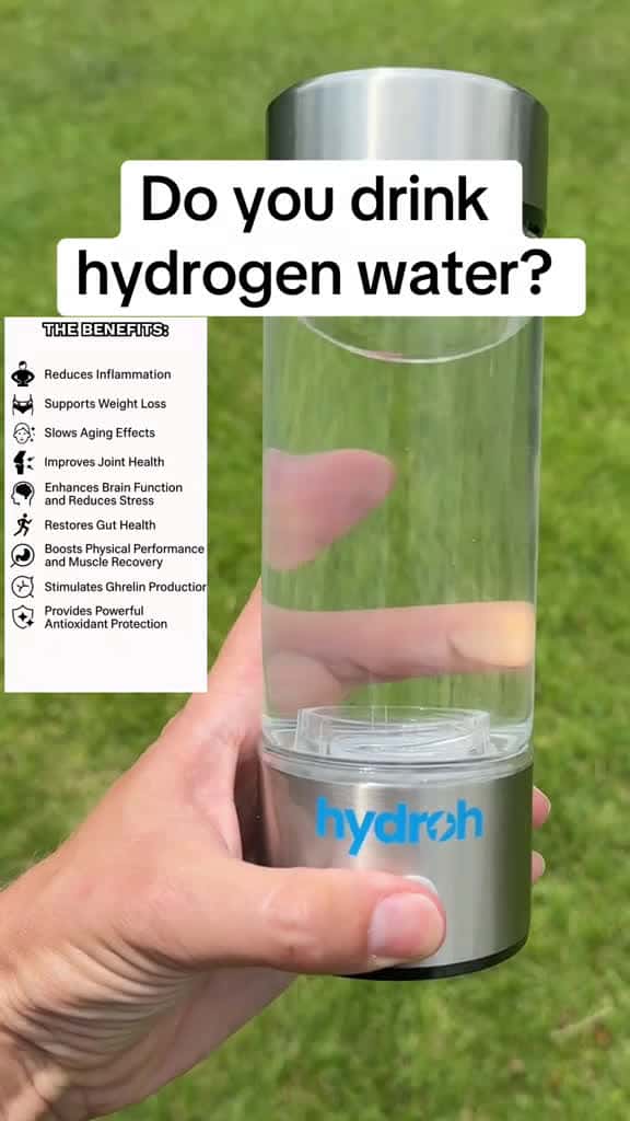 Cover for Do you drink hydrogen water? 😇🙏💦#hydrogenwater #hydrogen #hydrogenwaterbottle #hydrohbottle @Hydroh #health #happiness #wellness #hydrate #water #lawsofwellness #danthehappinesscoach #happiness #mentalhealth #antiaging #antioxi...