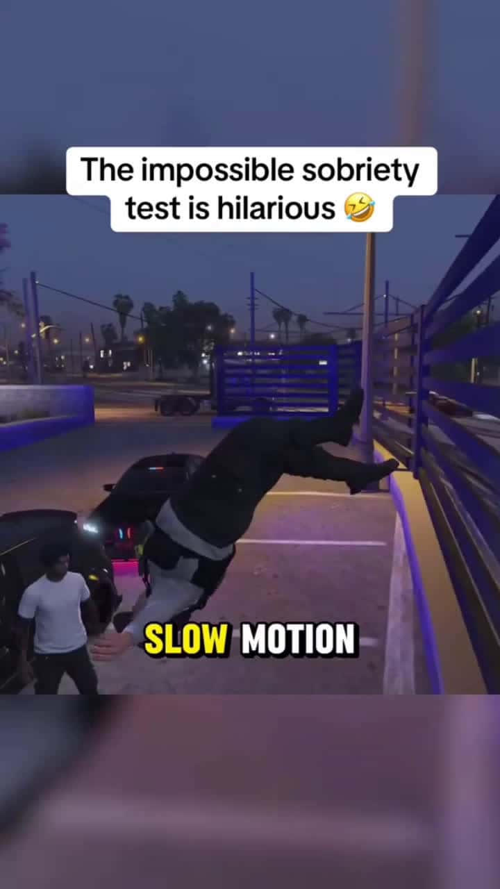 Cover for The impossible sobriety test  #funny  #hilarious  #gta5  #gta  #skit  #fyp
