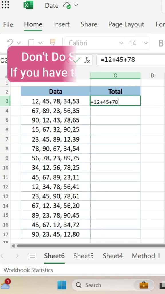 Cover for Dynamic Sum in Excel excel spreadsheet exceltricks exceltutorial fyp 51275 #ilovescoopz