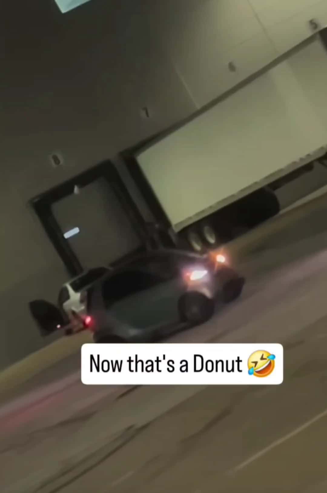 Cover for now thats a donut lol #IdiotsInCars