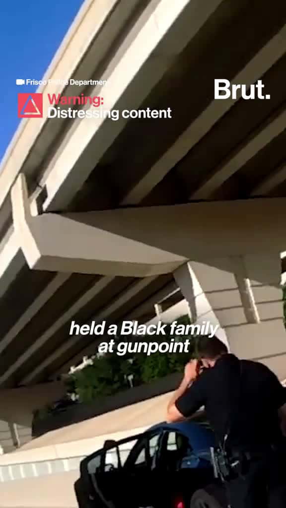Cover for Warning Distressing content. Texas police officers held a family at gunpoint after a typo 20782 #trending