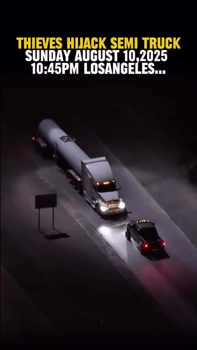 Cover for Trucker left stranded after robbery