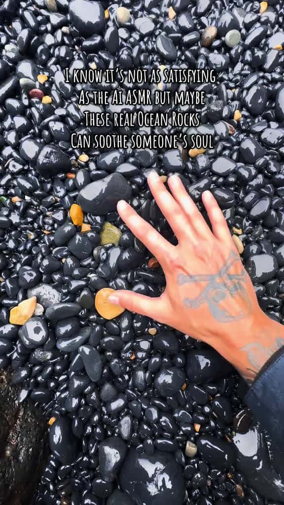 Cover for Wet Ocean Rock ASMR #asmr #nature #satisfying