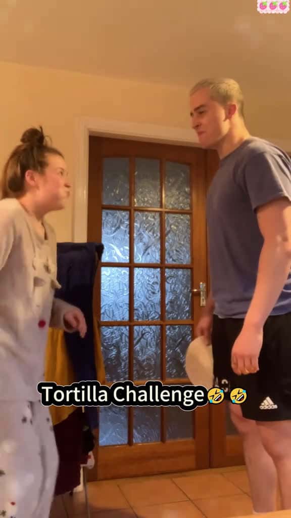 Cover for Tortilla challenge fyp funnyvideo funny Tiketok fyp funnymoments prank hhhhhhh challenge h 47210 #shortvideos