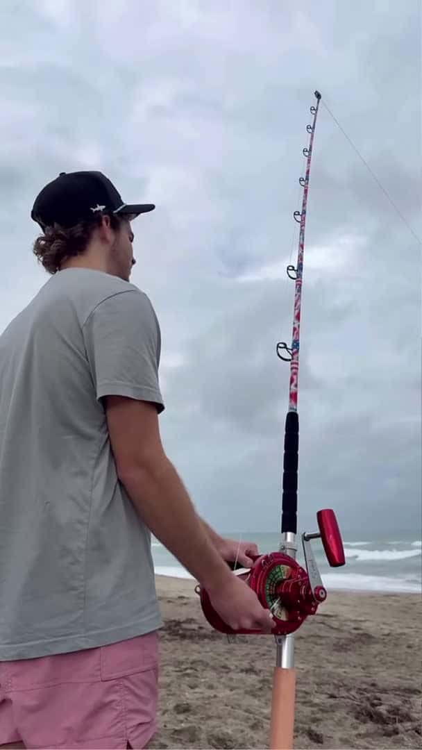 Cover for 😱OMG😱 #shorts #fishing #shark #beach #fish #omg #sharkfishing #beach #wow #holy #insane #waves_041 (2)