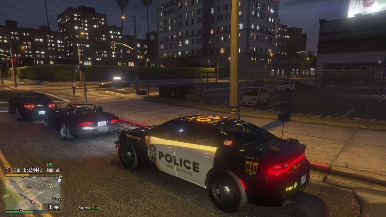 Cover for Los Santos police conduct traffic enforcement