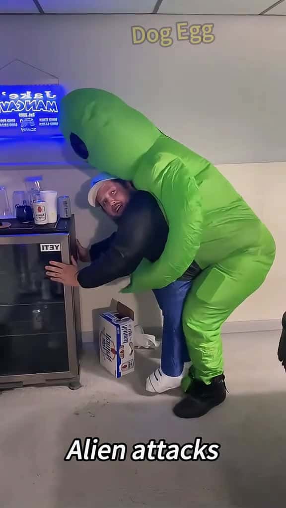 Cover for Alien attack prank TKEntertinment Joke and funny video purely fictional Please do not imit 32971 #american