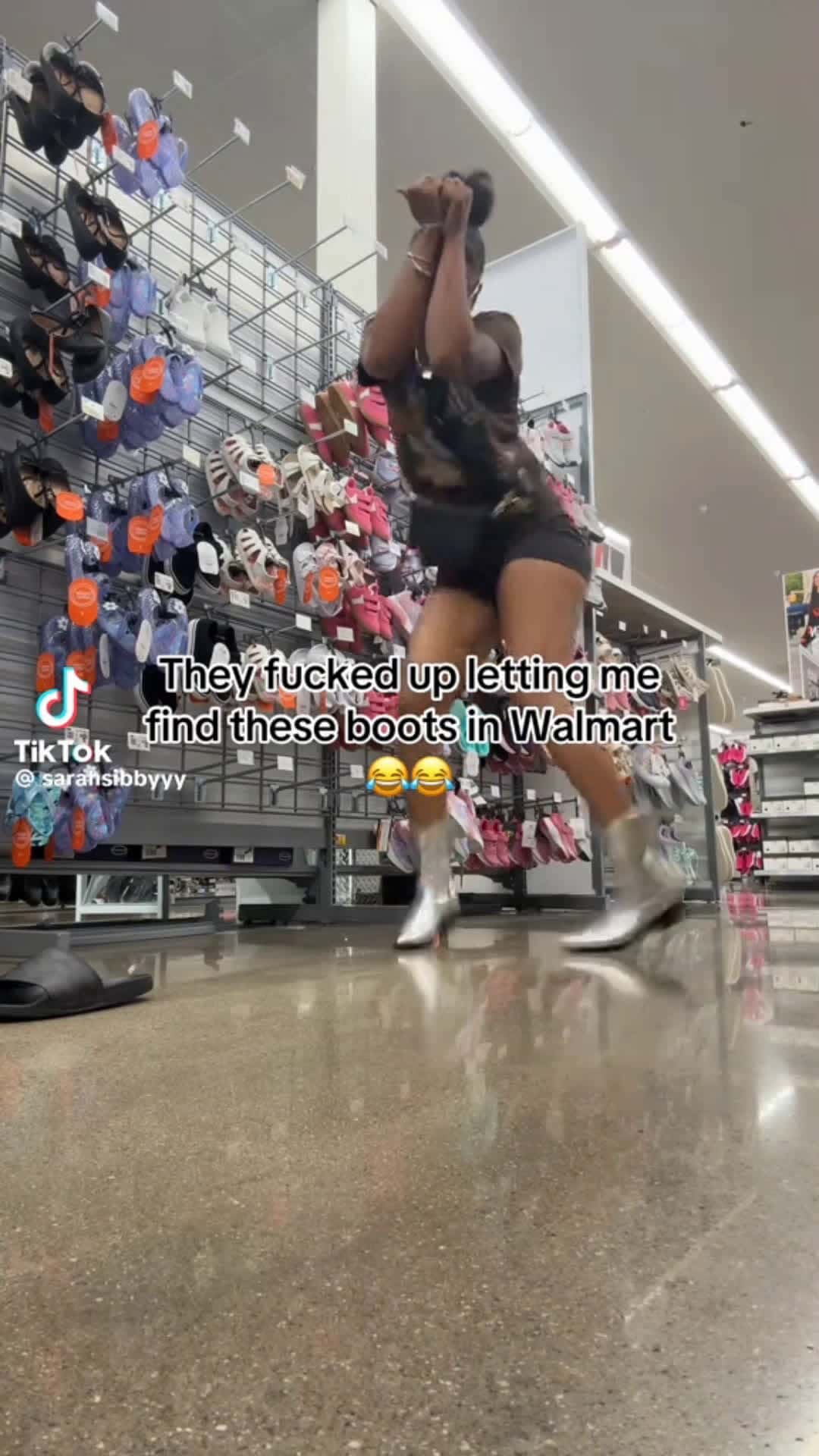 Cover for Why she in these people store playing?😂😭
