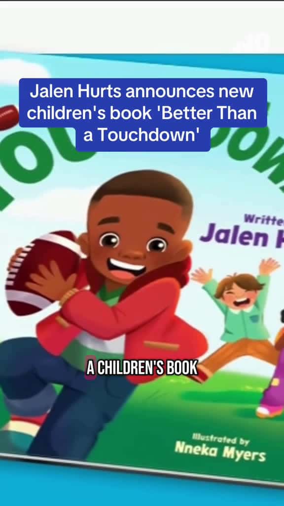 Cover for Jalen Hurts: A Children's Book Beyond Touchdowns