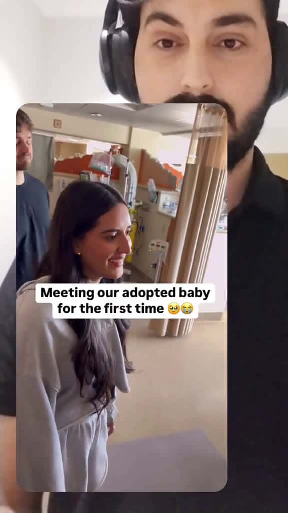 Cover for Meeting their Adopted baby for the first time reaction was Priceless #fyp #foryou #baby  created by Mr.Khan with Mr.Khan’s original sound