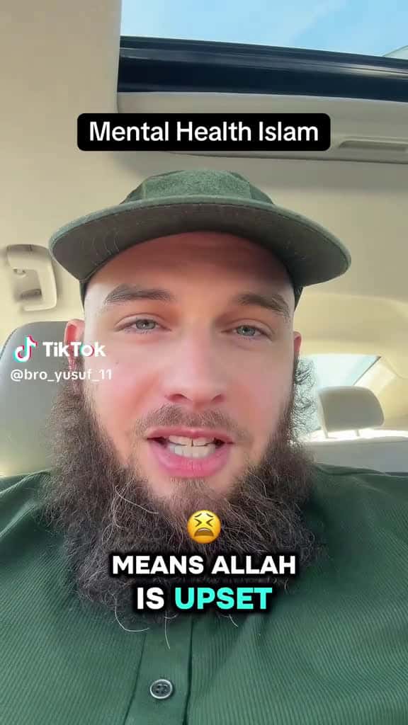 Cover for Anxiety is a test from Allah.