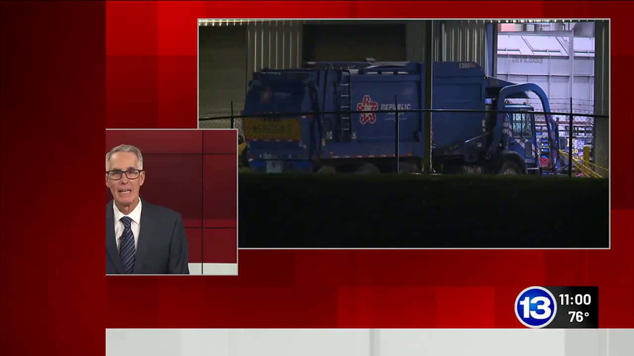 Cover for Despite a possible solution, some have been left with garbage piling up