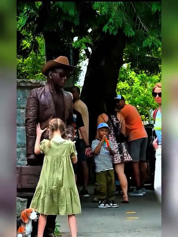 Cover for Fake statue prank foryou foryoupage funny funnyvideos prank 30026 #shortvideos
