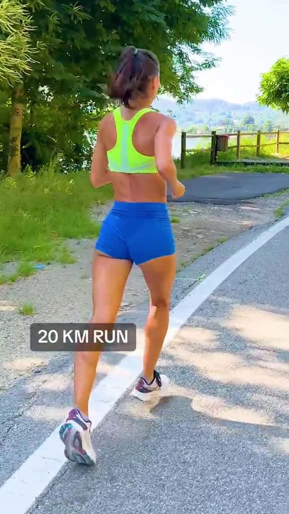 Cover for 20 km run  in 1h38 - pace of 454km  Running fyp run motivation workout 99130 #shortvideos