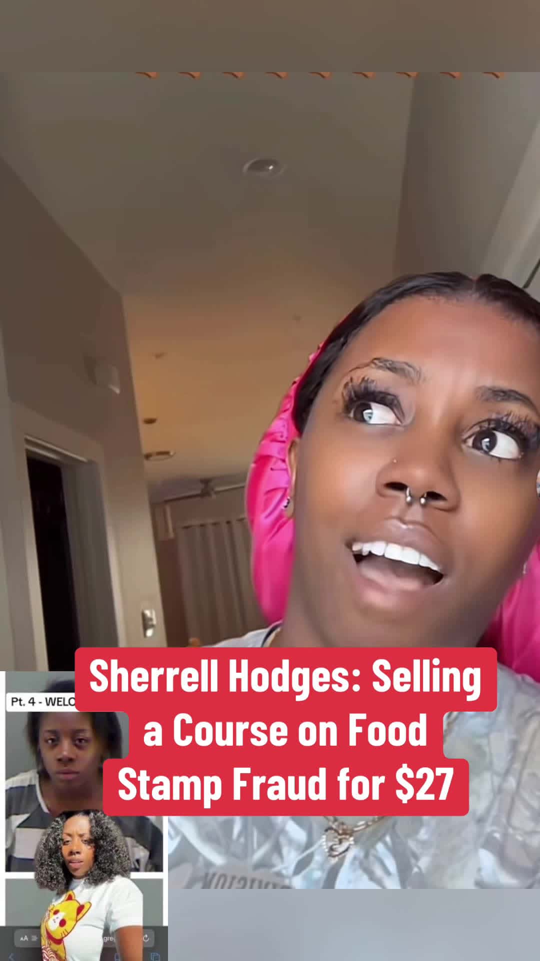 Cover for Sherrell Hodges Selling A Course On Food Stamp Fraud  #SherrellHodges  #EBT  #SNAP #SnapBenefits #Fraud #Scam # Scammers