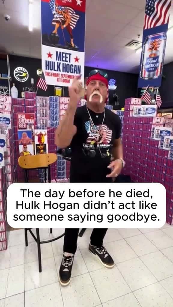 Cover for Hulk Hogan’s last day alive.  #Hulk #hulkhogan