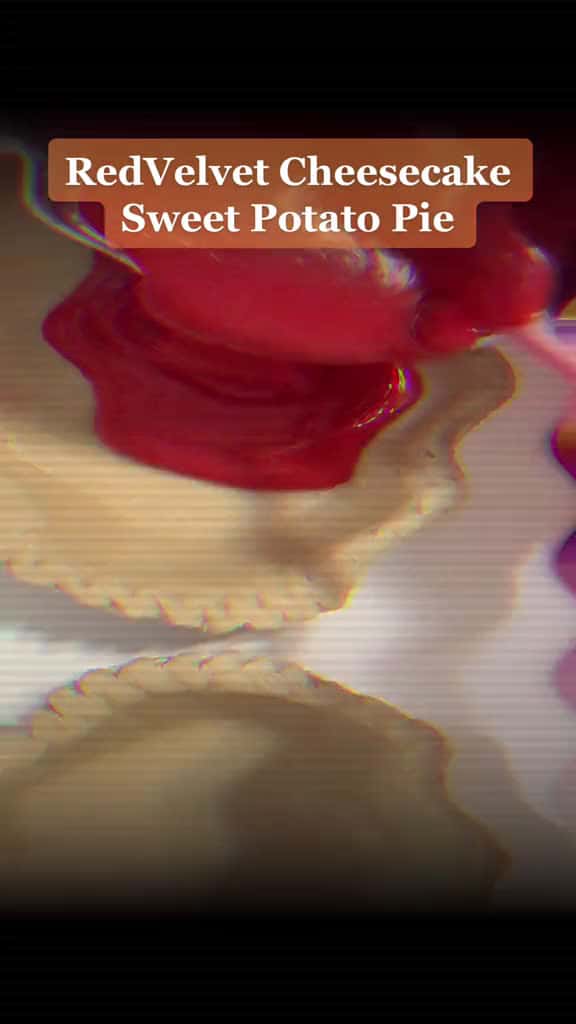 Cover for Red Velvet Cheesecake Sweet Potato Pie #thanksgivingsessert #desserts #happythanksgiving #pie #sweetpotato #redvelvet #cheescake #threedesserts #shebake #tiktokviral #viralfoods #viraldesserts #thanksgiving2022rules