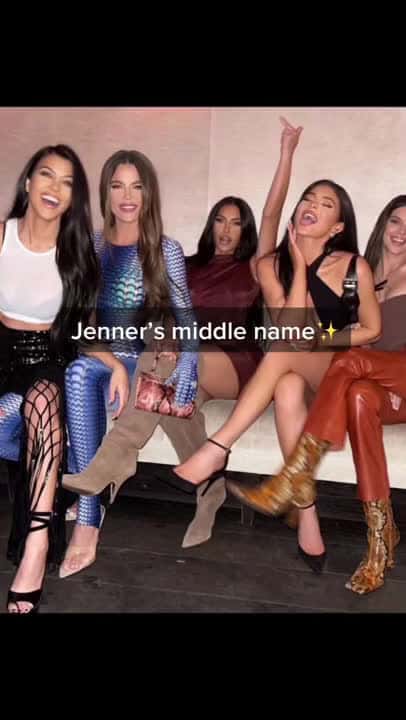 Cover for The Jenners Middle Name tiktok liaaustinn