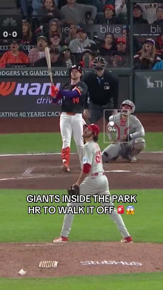 Cover for ONE OF THE CRAZIEST WALK OFFS YOU WILL EVER SEE 🤯🔥 @MLB #baseball #mlb #mlbbaseball #giants #fyp  created by House of Highlights with House of Highlights’s original sound