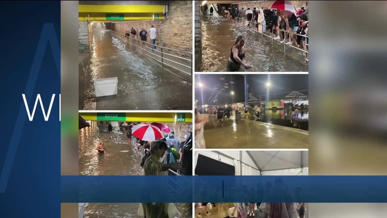 Cover for State fair vendors count losses after flooding turns fairgrounds into 'lake' during peak weekend