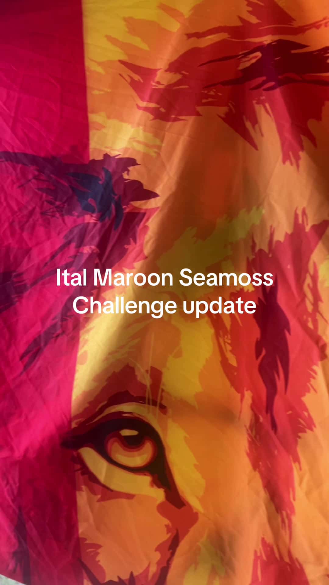 Cover for #italmaroon #seamoss #challenge