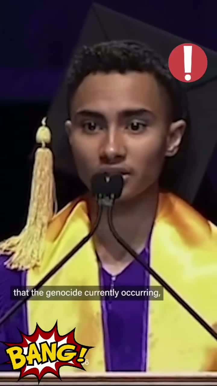 Cover for New York University said it is withholding the diploma of Logan Rozos, a student who condemned the genocide in Gaza. Really NYU? Wish you were as brave as he is!