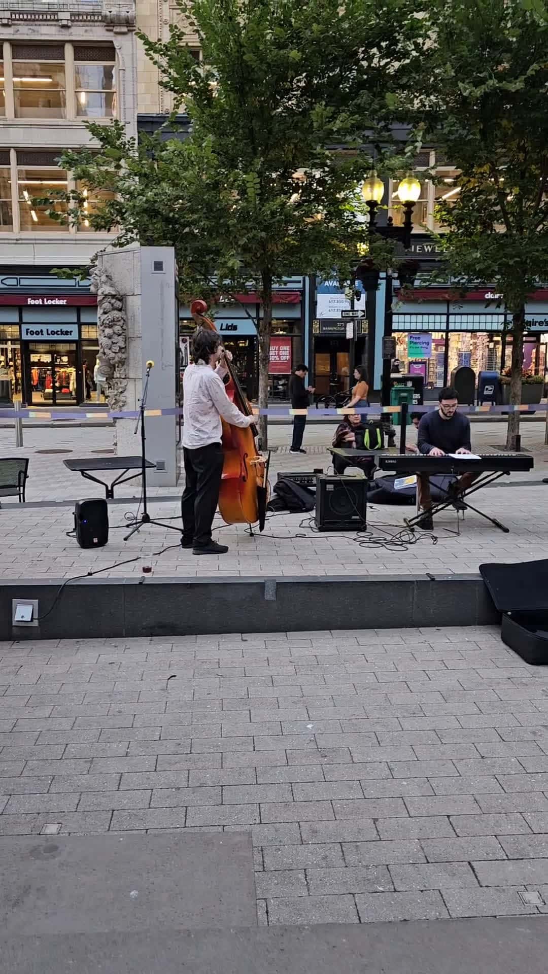 Cover for Some awesome street performers in Boston.  #boston  #streetperformance  #streetperformer #music #roboace #travelingman 