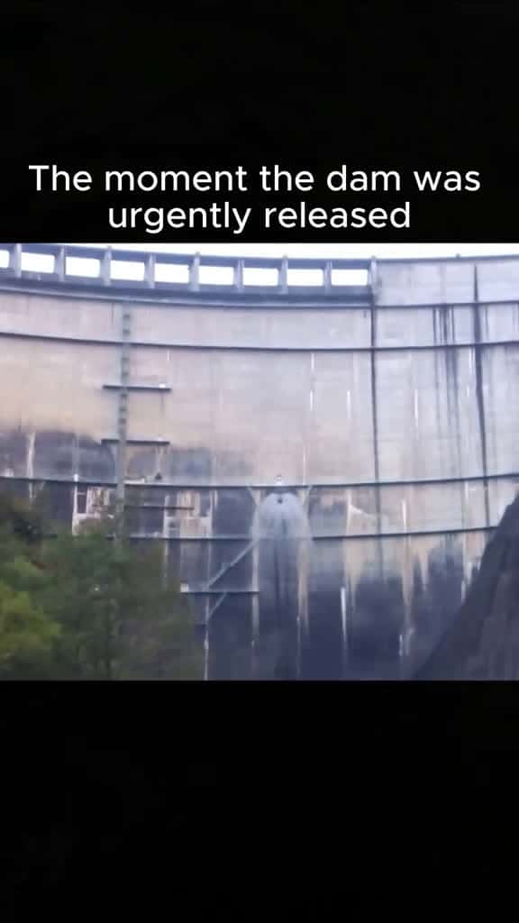 Cover for viral how water dam open release moments 06623 #shortvideos